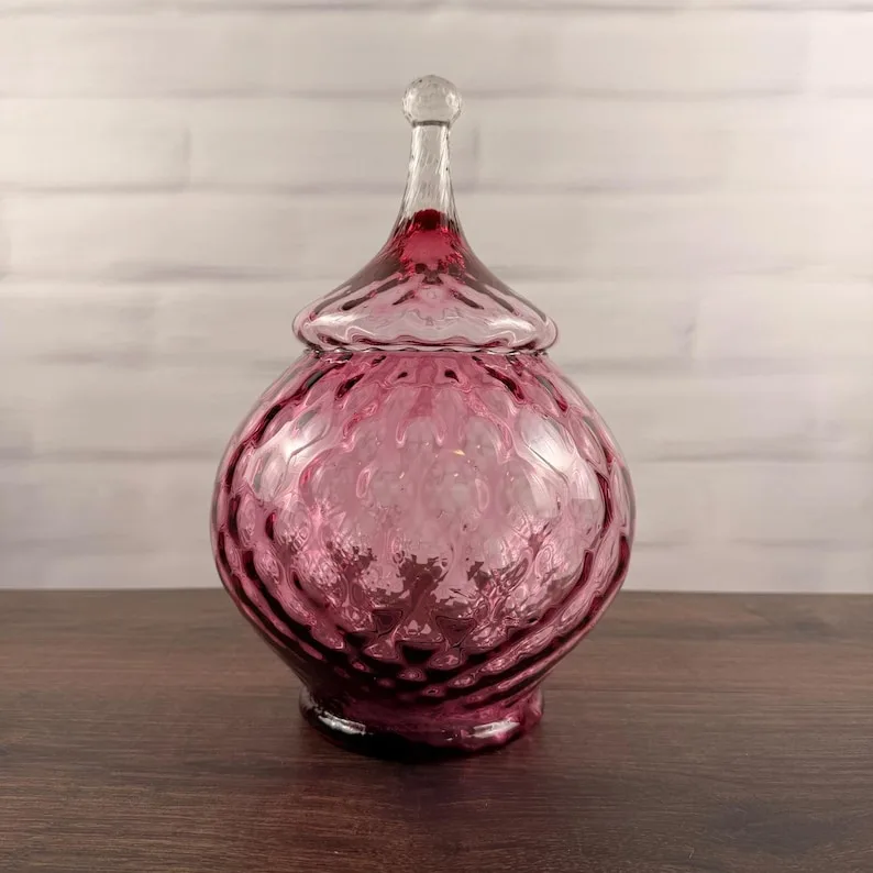 Pink Circus Tent Apothecary Jar