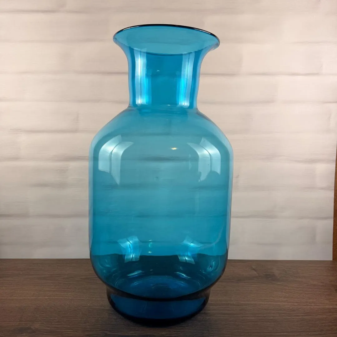 Blenko 7048 Turquoise Floor Vase